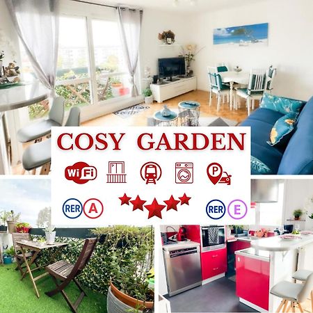 - Le Cosy Garden - Proche Rer A Et E - Paris Disney - Parking Et Wifi Gratuit ! Family Special Offer Champigny-sur-Marne Bagian luar foto